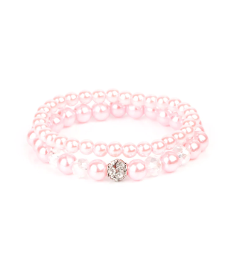 Cotton Candy Dreams Pink Stretch Bracelet