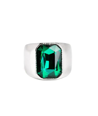 Scholar Men's Green Ring