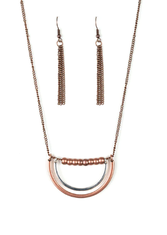 Artificial Arches Copper Necklace