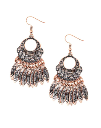 Country Chimes Copper Earrings