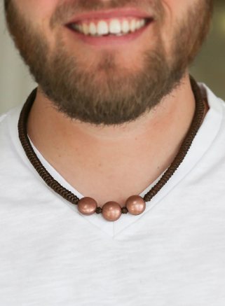 Pedal To The Metal Men's Copper Necklace