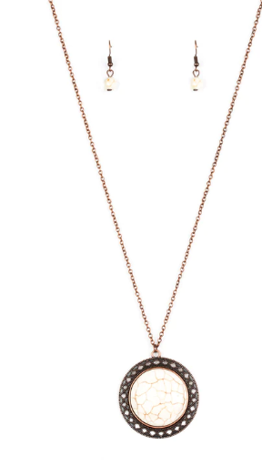 Run Out of RODEO Copper Necklace