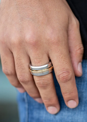 Battle Tank Men's Silver Ring