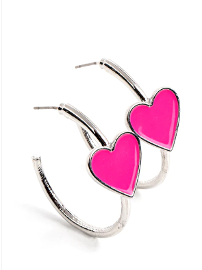 Kiss Up Pink Earrings