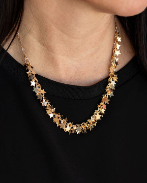 Starry Anthem Gold Necklace