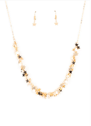 Starry Anthem Gold Necklace