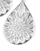 Icy Mosaic Purple Earrings