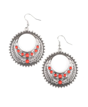 Boho Bliss Red Earrings