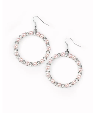 Pearl Palace Pink Earrings