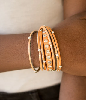 CATWALK It Off Orange Urban Bracelet