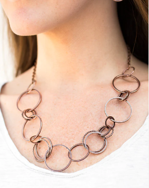 Follow The Ringleader Copper Necklace