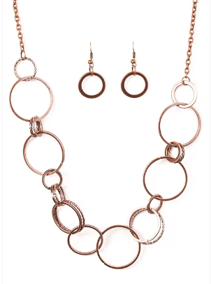 Follow The Ringleader Copper Necklace