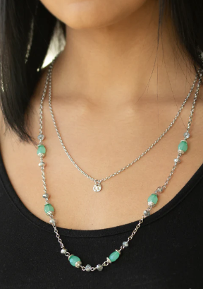 Irresistibly Iridescent Green Necklace