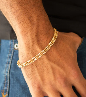 Fighting Chance Men's Gold Urban Bracelet