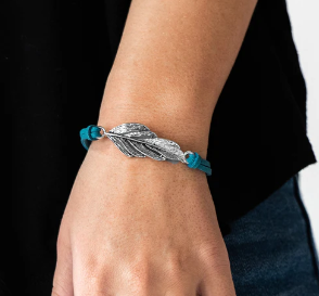 Faster Than FLIGHT Blue Bracelet