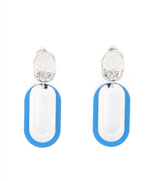 Melrose Mystery Blue Clip-On Earrings