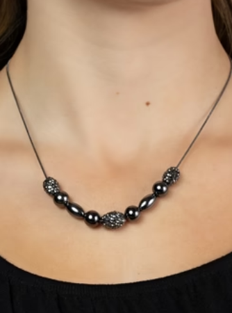 Space Glam Black Necklaces