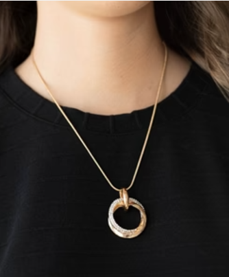 Sphere Of Influence Gold Necklace