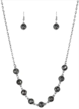 Starlit Socials Silver Necklace