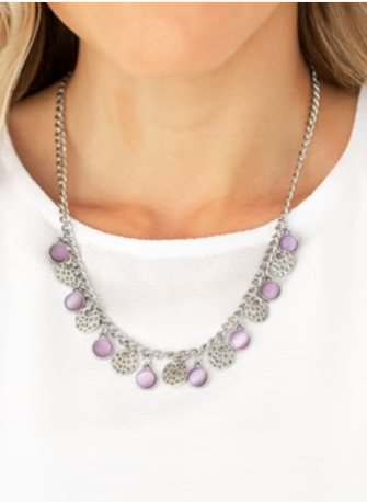 Treasure Tour Purple Necklace