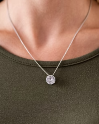 What A Gem White Necklace