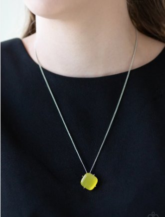 You GLOW Girl Yellow Moonstone Necklace