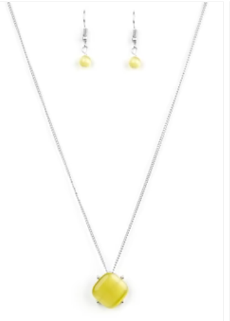 You GLOW Girl Yellow Moonstone Necklace