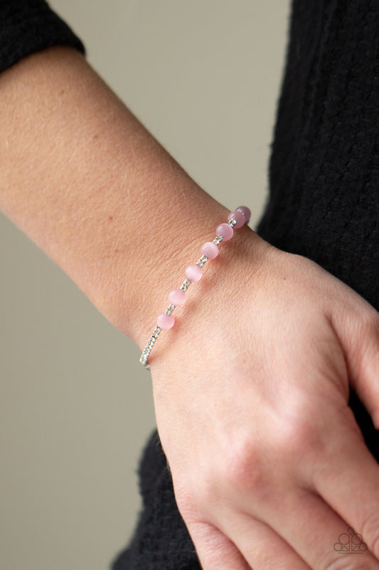 Tea Party Twinkle Pink Infinity Bracelet