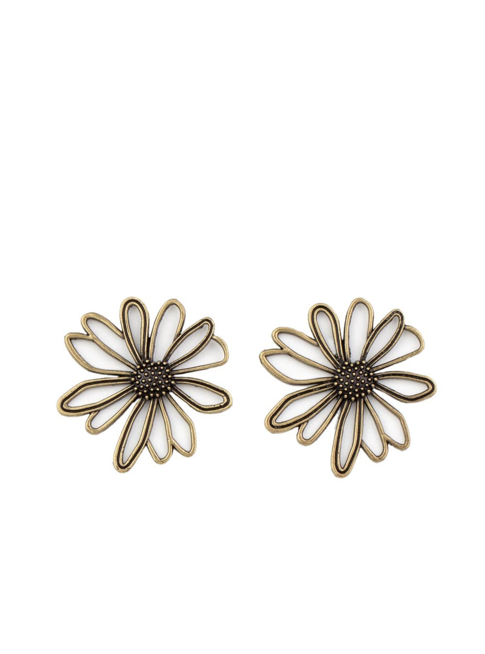 Artisan Arbor Brass Post Earrings