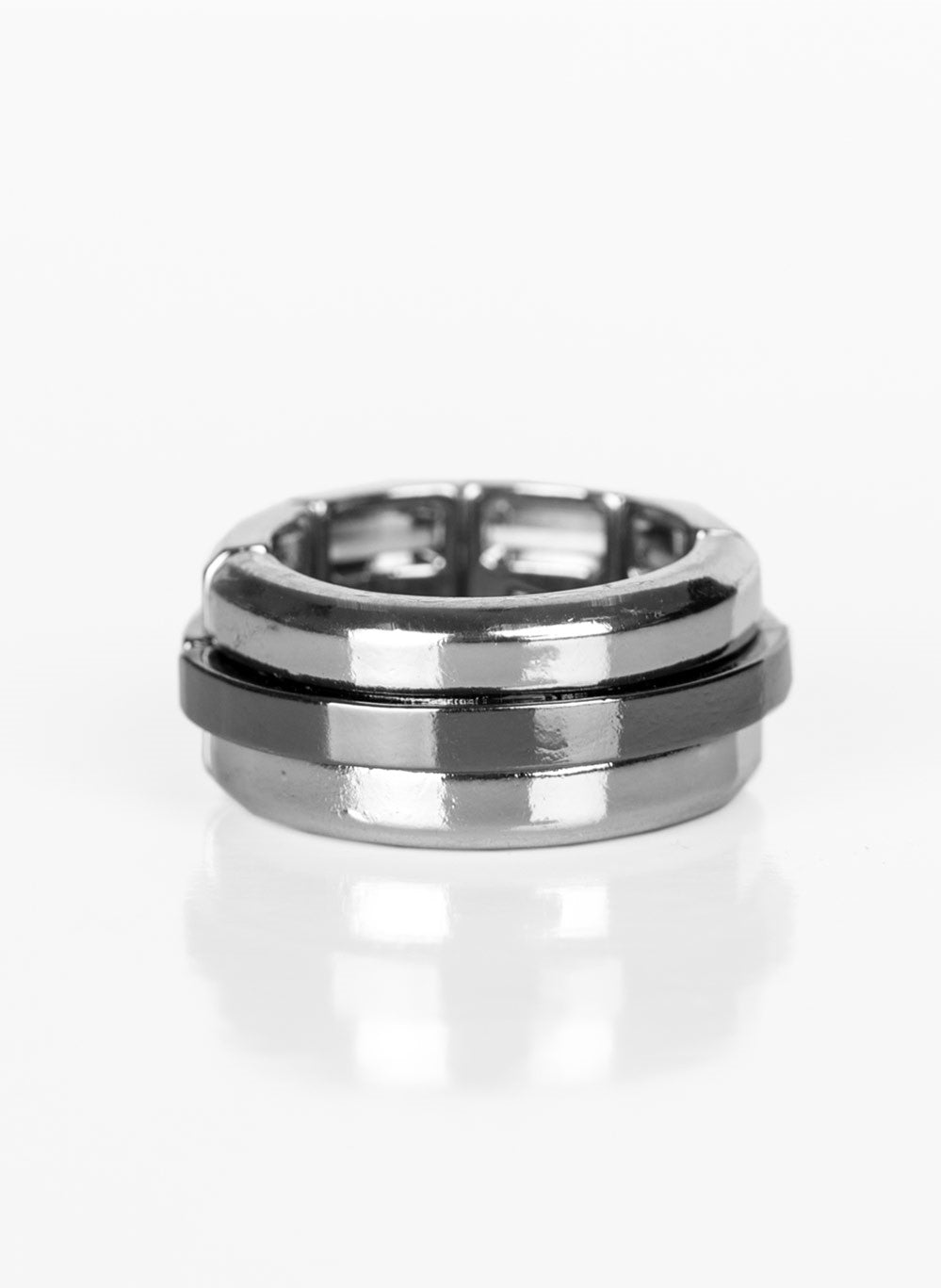 Battle Tank Men's Black Ring