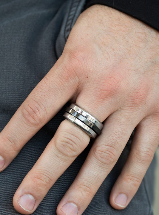 Battle Tank Men's Black Ring