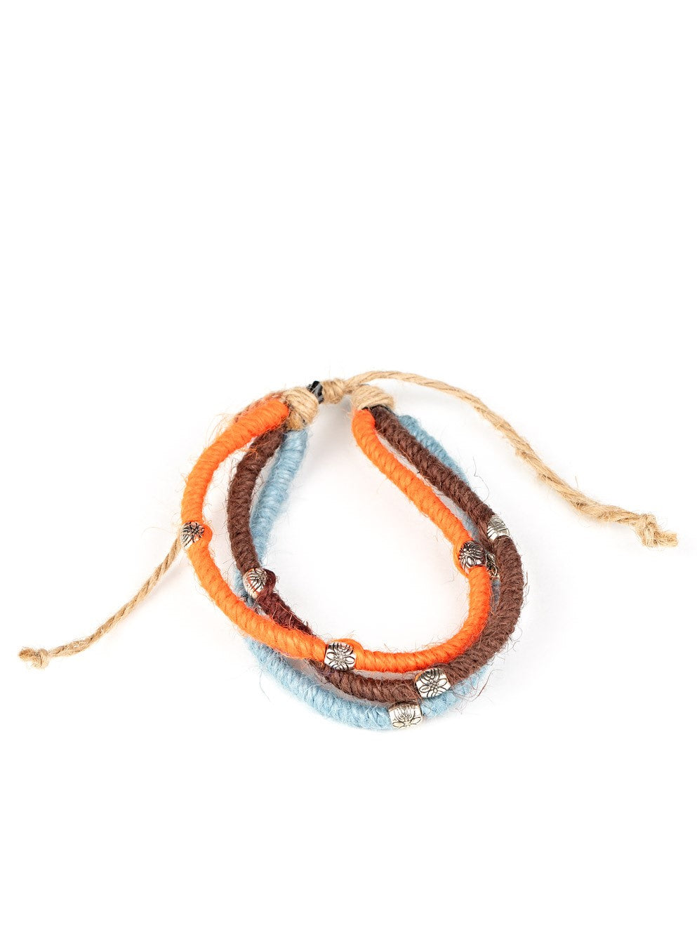 Beach Boundaries Multi-Colored Pull-Tie Bracelet