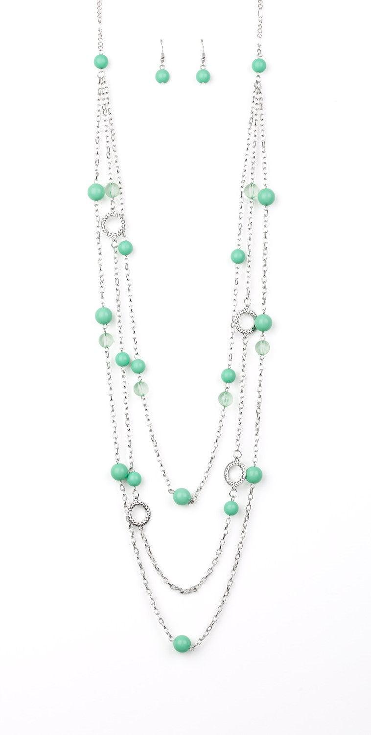 Brilliant Bliss Green Necklace