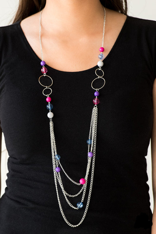 Bubbly Bright Multi-Colored Necklace