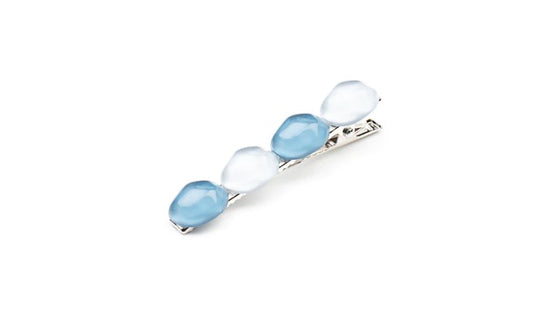 Bubbly Reflections Blue Hair Clip