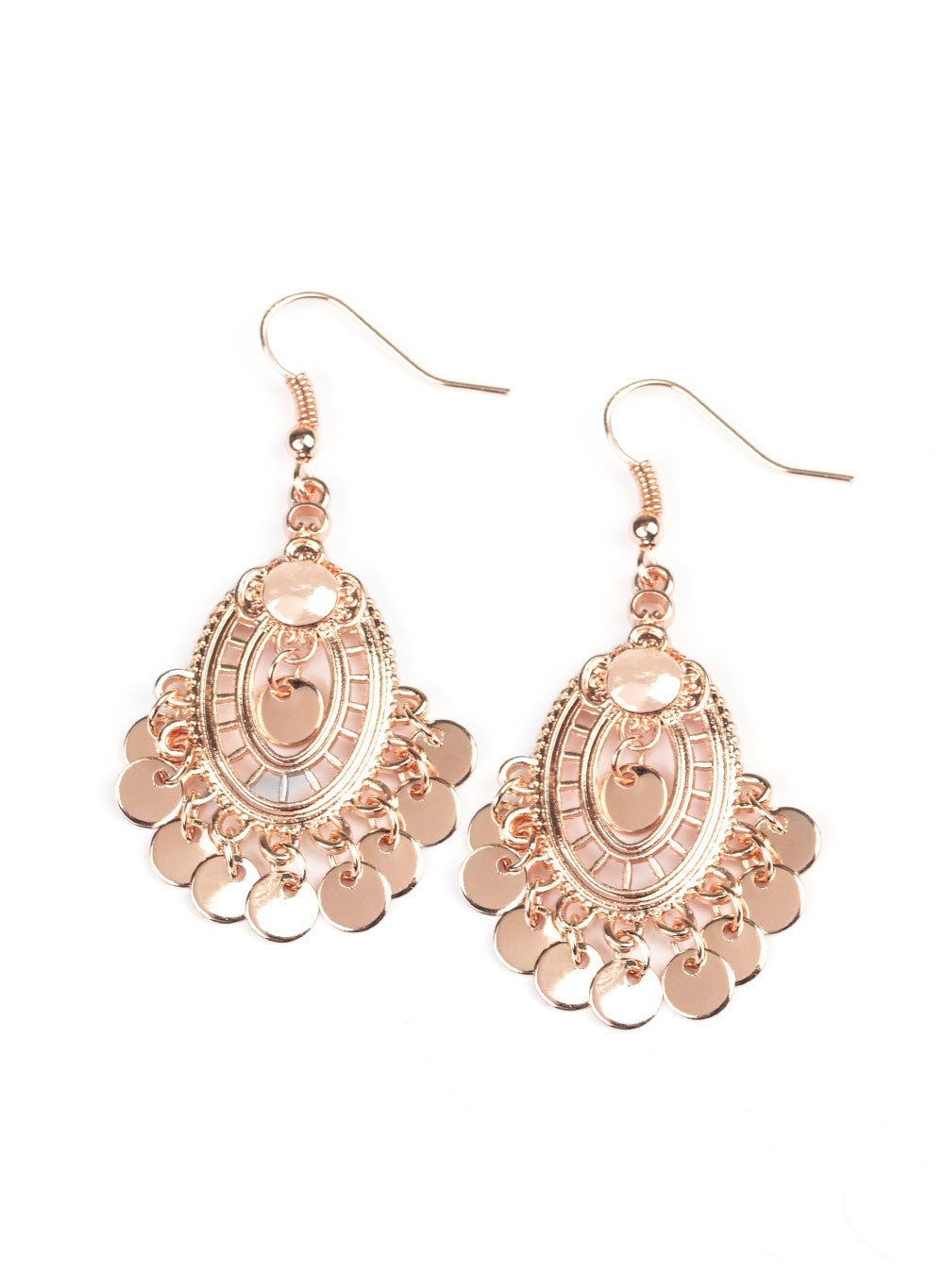 Chime Chic Rose Gold Earrings