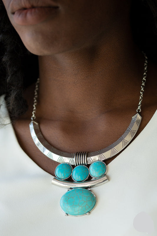 Commander In Chiefette Turquoise Necklace