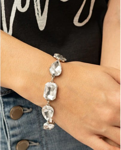 Cosmic Treasure Chest White Bracelet