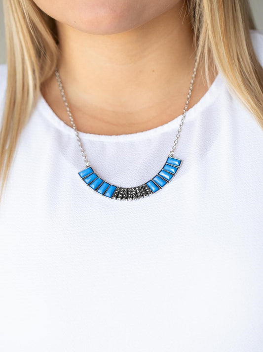 Coup De MANE Blue Necklace