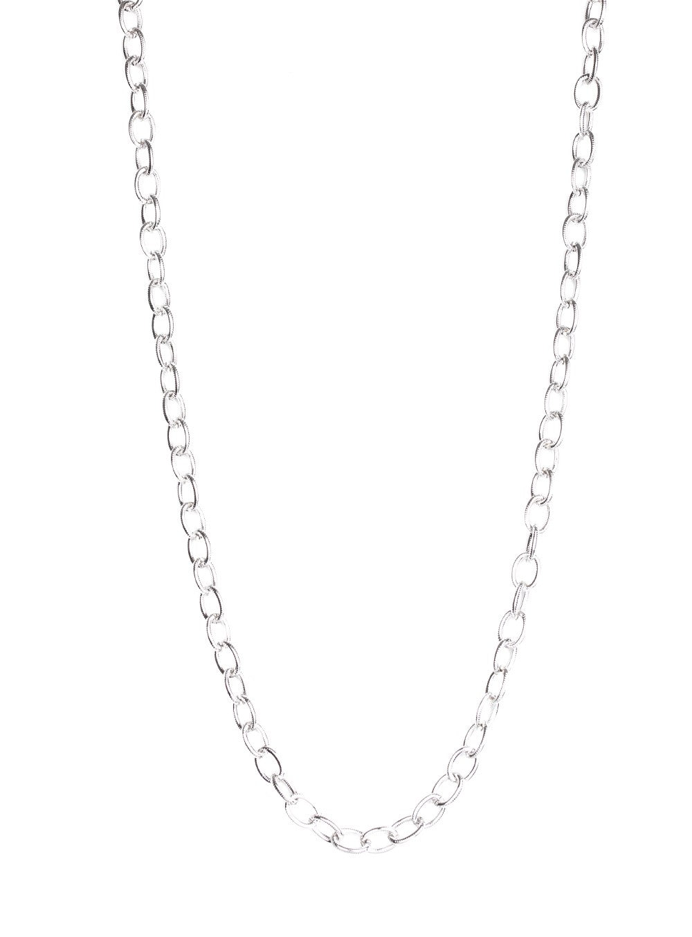 Courtside Seats Men's Silver Urban Necklace