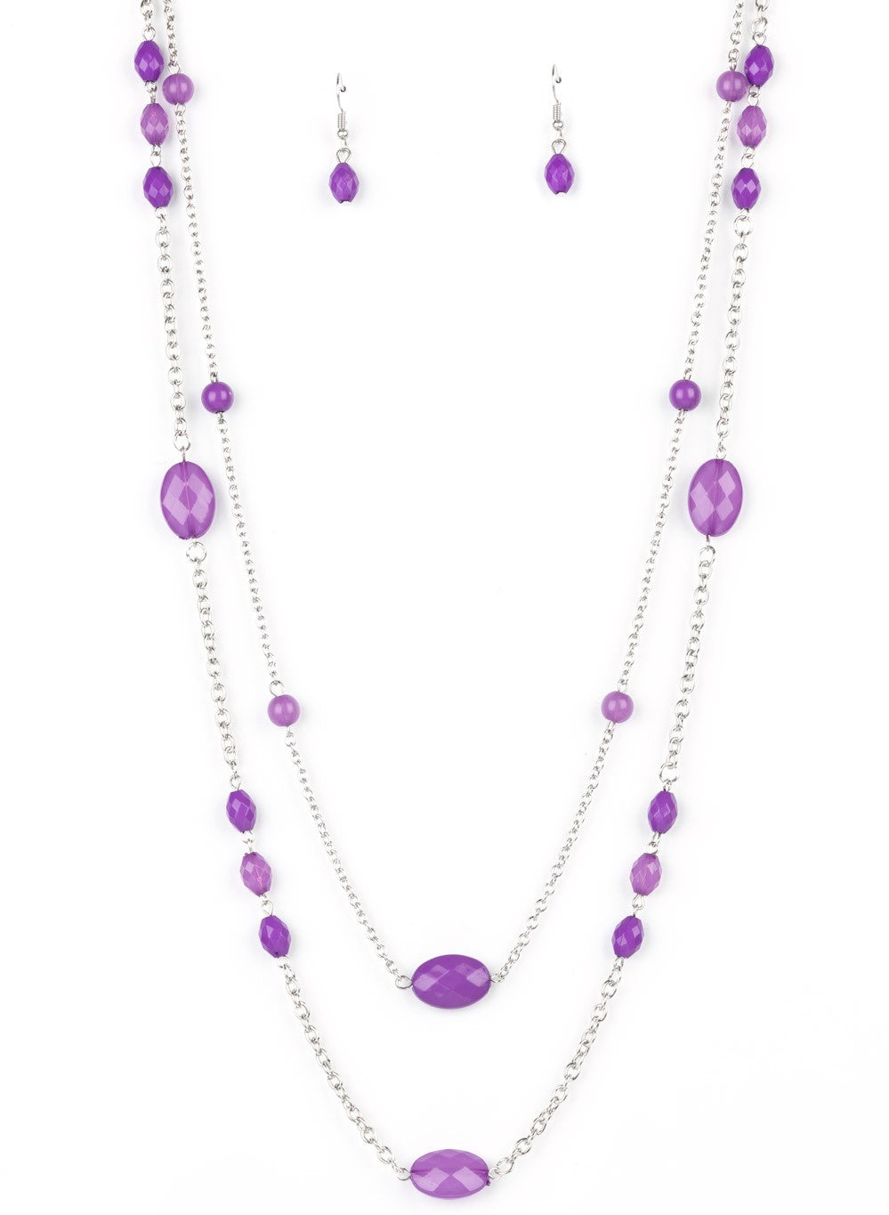 Day Trip Delights Purple Necklace