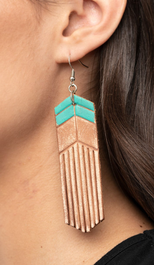 Desert Trails Blue Earrings