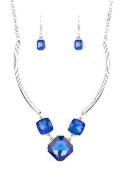 Divine IRIDESCENCE Blue Necklace