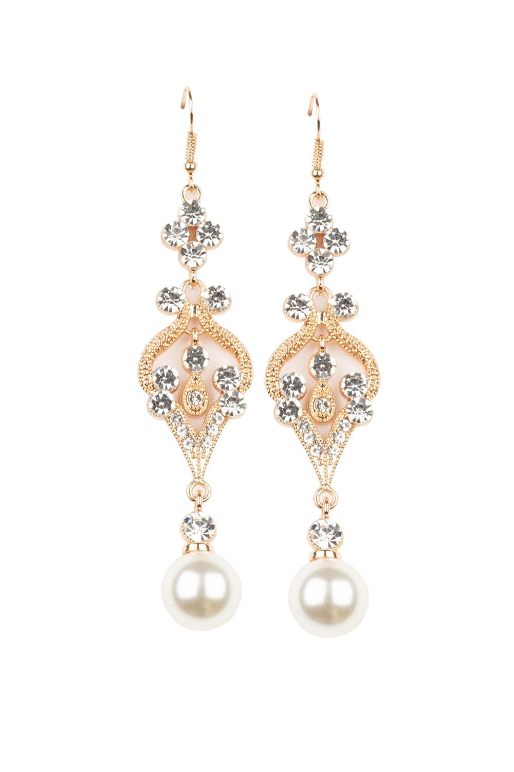 Elegantly Extravagant Gold Earrings