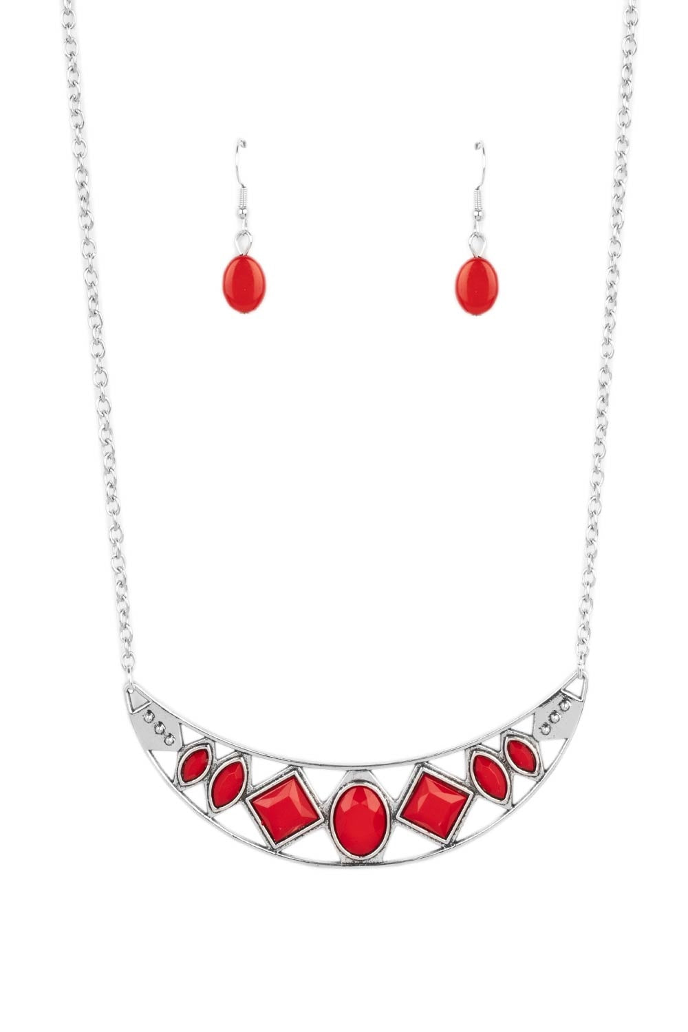 Emblazoned Era Red Necklace