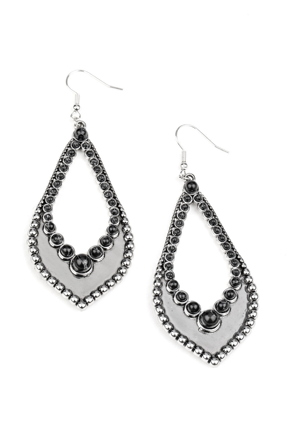 Essential Minerals Black Earrings