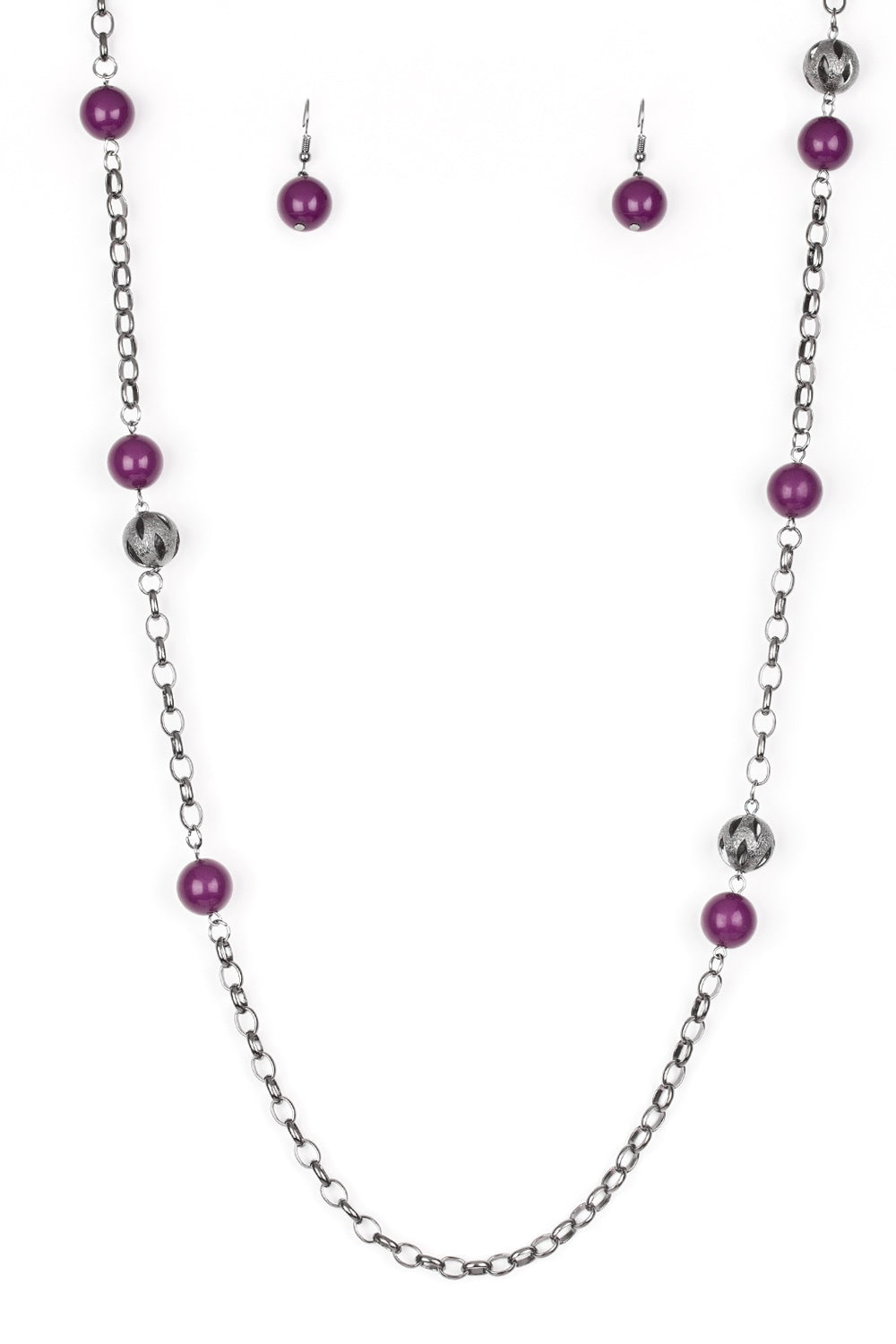 Fashion Fad Purple Necklace