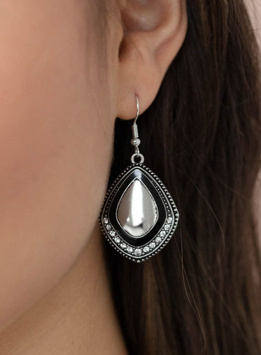 Fearlessly Feminine Black Earrings