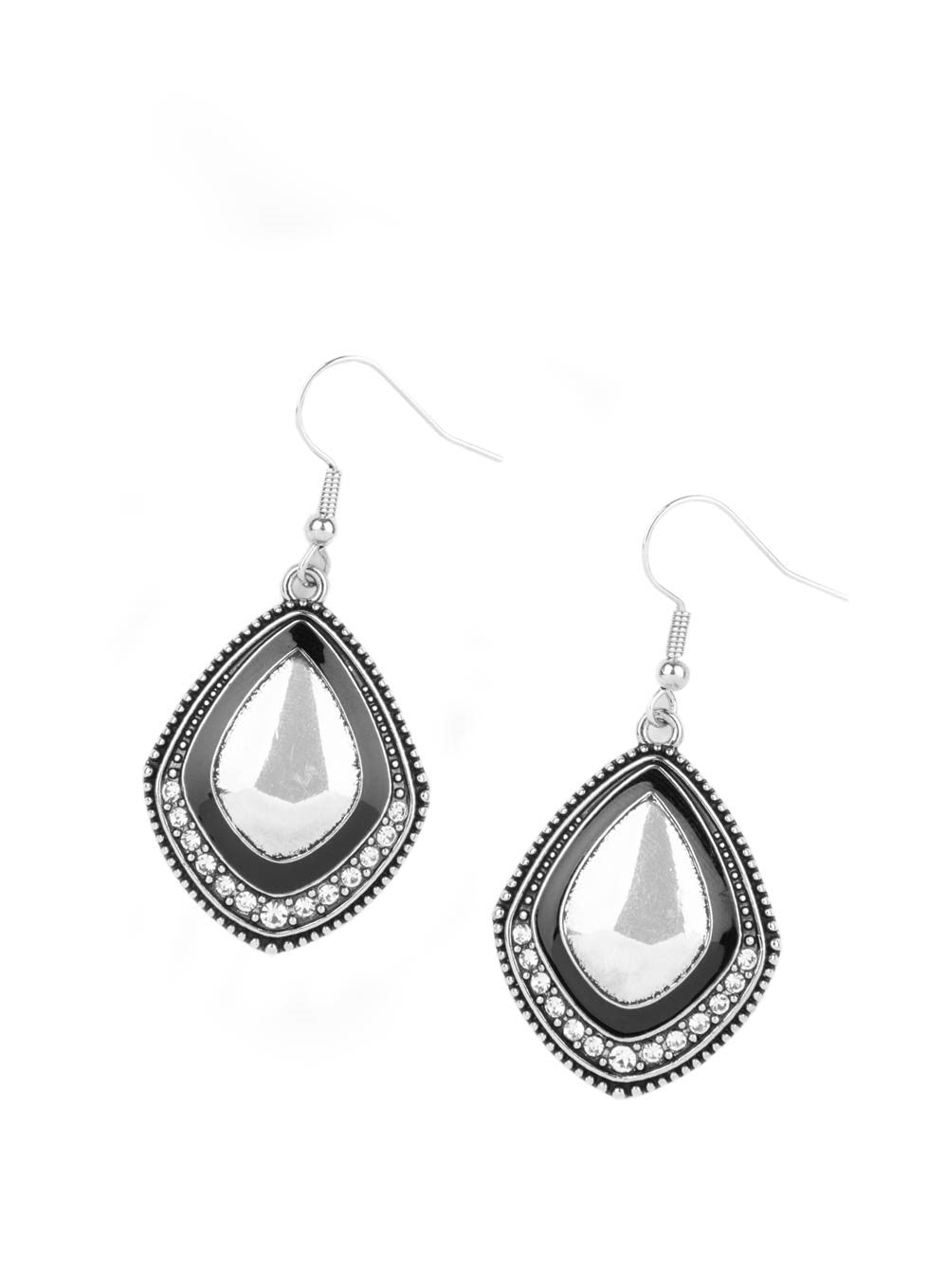 Fearlessly Feminine Black Earrings