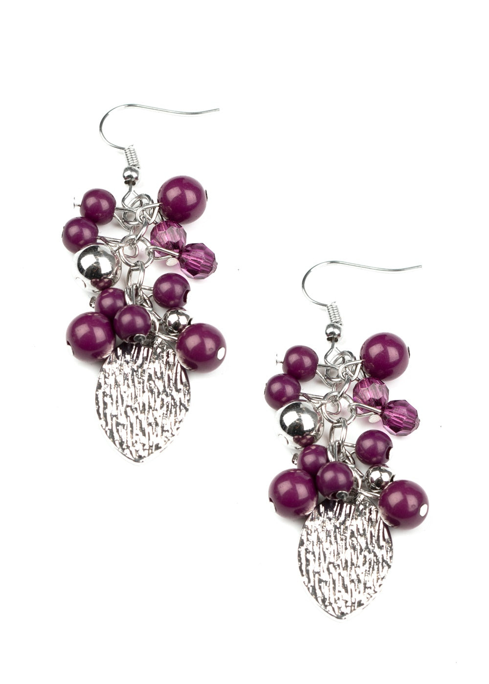 Fruity Finesse Purple Earrings